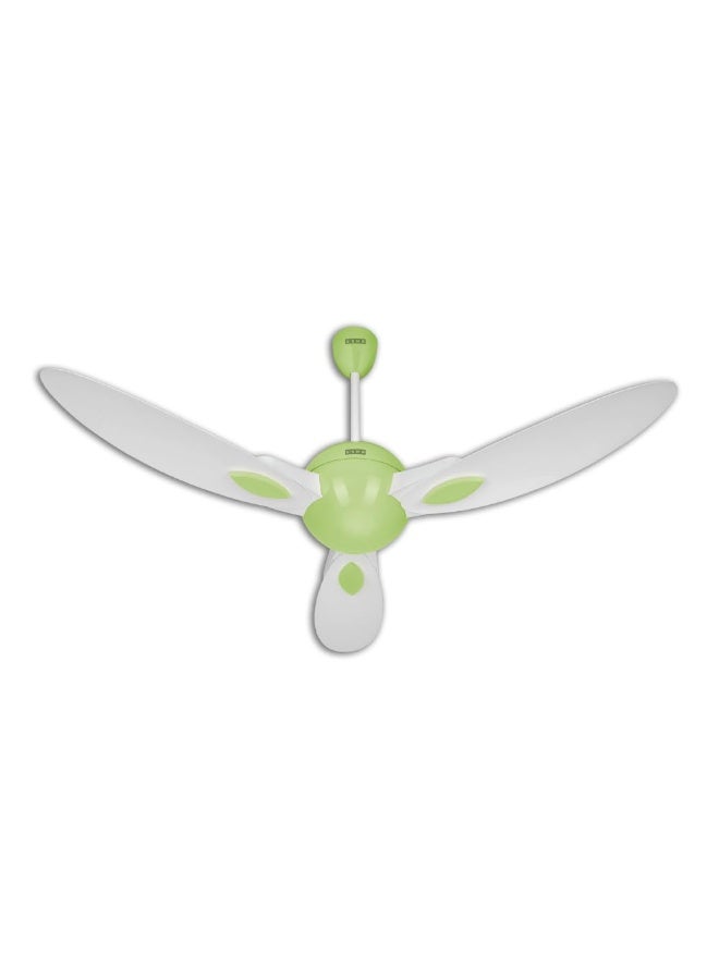 أوشا USHA New Bloom Series Plumeria (Inspired by Plumeria) BLDC Ceiling Fan with Bi-Directional Feature | Sleep/Boost/Timer Modes | RF Remote | Whisper-Quiet | Dust-Resistant (white & Light Green) - Image 1
